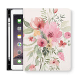 frontview of personalized iPad folio case with 7 design