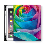 frontview of personalized iPad folio case with 4 design