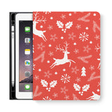 frontview of personalized iPad folio case with 2 design