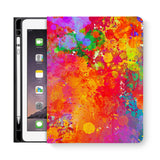 frontview of personalized iPad folio case with 6 design