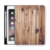 frontview of personalized iPad folio case with 7 design