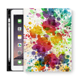 frontview of personalized iPad folio case with 7 design