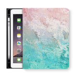 frontview of personalized iPad folio case with 3 design