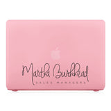 MacBook Case - Signature with Occupation 37