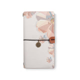 the front top view of midori style traveler's notebook with 5 design