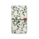 the front top view of midori style traveler's notebook with 2 design