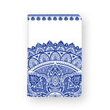 front view of personalized RFID blocking passport travel wallet with 07 design