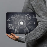 hardshell case with Astronaut Space design combines a sleek hardshell design with vibrant colors for stylish protection against scratches, dents, and bumps for your Macbook