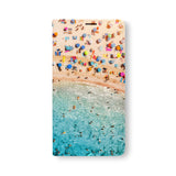 Front Side of Personalized Samsung Galaxy Wallet Case with Ocean design