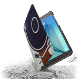 the drop protection feature of Personalized Samsung Galaxy Tab Case with Retro Vintage design