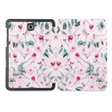 the whole printed area of Personalized Samsung Galaxy Tab Case with Flat Flower 2 design